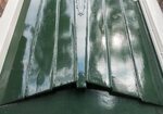 Detail onderkant deur.
<br/>
Marcel Westhoff, sept. 2016